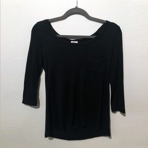Tobi 3/4 Sleeve Pocket Tee